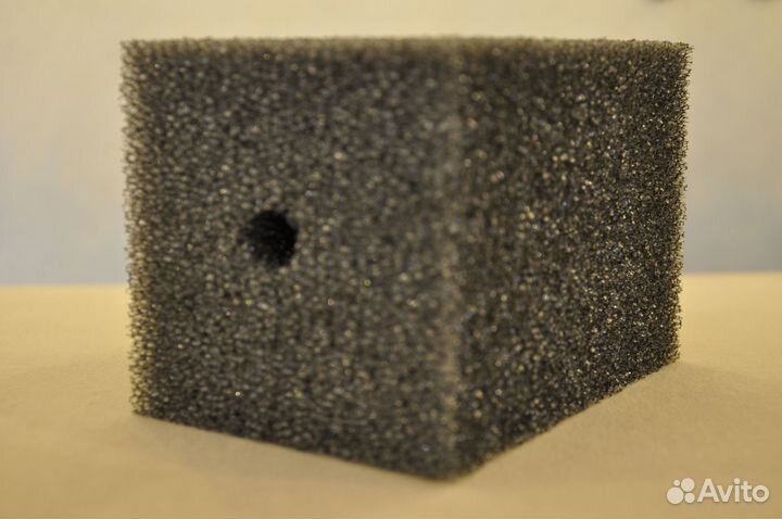 Губка аквариумная. Крупнопористая 85*120мм