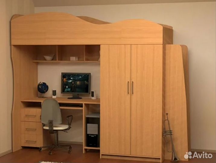 Уголок школьника с кроватью