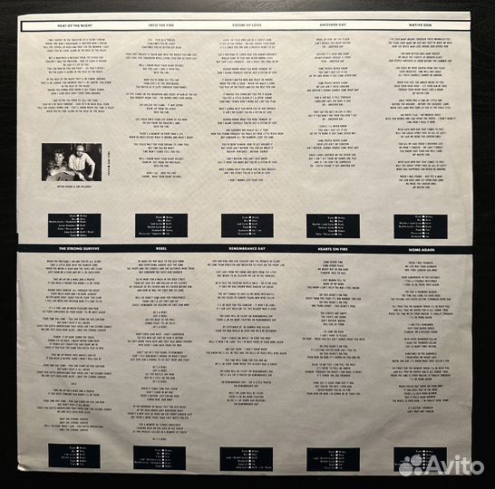 Bryan Adams – Into The Fire (Германия 1987г.)