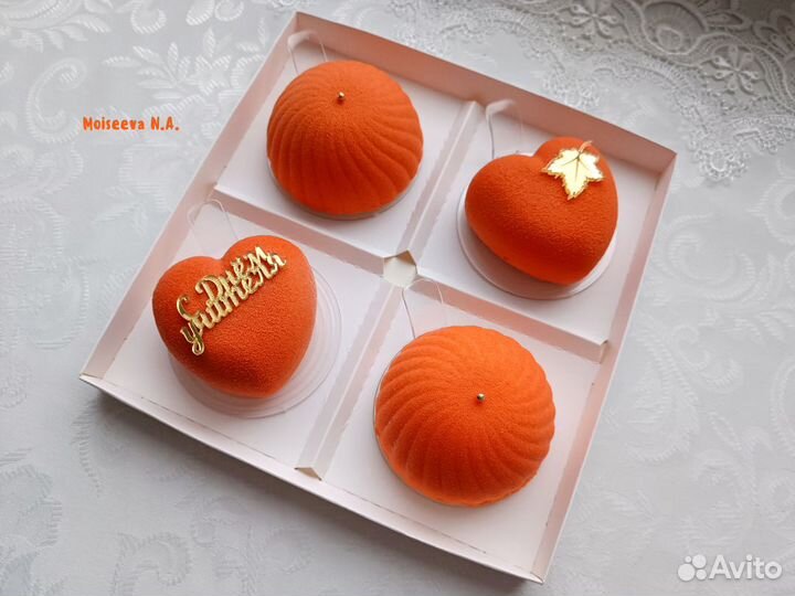 Муссовые десерты, зефирные букеты ко дню учителя