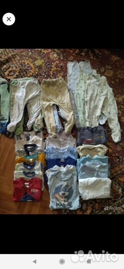 Детские вещи от 0 до года