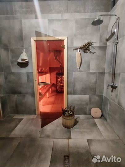 Баня на дровах, купель, беседка, мангал