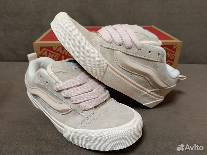 Vans knu skool 'sorbet pastel pink'