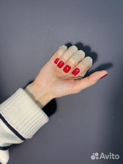 Комбинированный маникюр покрытие гель-лак