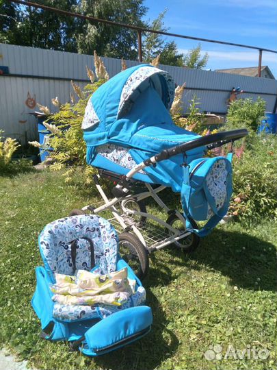 Коляска 2 в 1 Indigo Blues