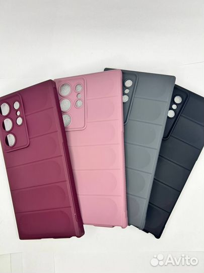 Чехол Samsung S24 Ultra противоударный с бортом