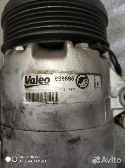 Компрессор кондиционера Опель Астра Г Зафира А