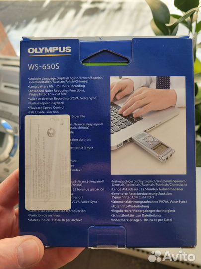 Диктофон olympus ws 650S