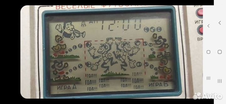 Экран Веселые футболисты электроника