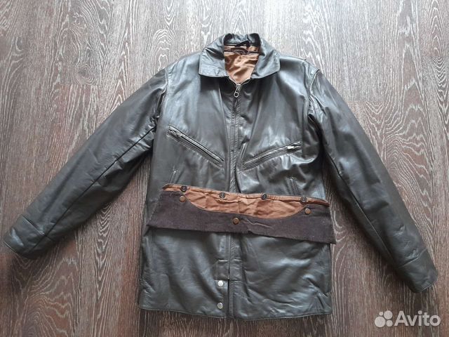Новая лётная куртка кожаная ввс СССР шевретовая