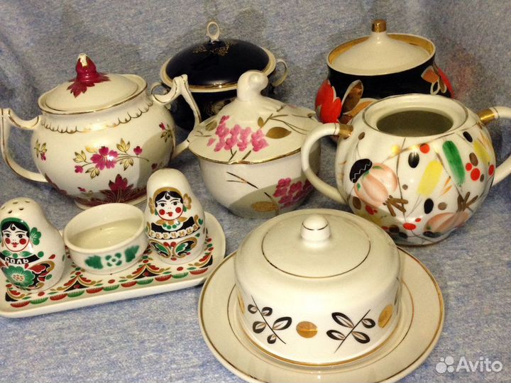 Сахарницы, маслёнка СССР