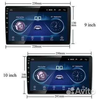 2 Din магнитола 9.1 дюйма. Android.Gps