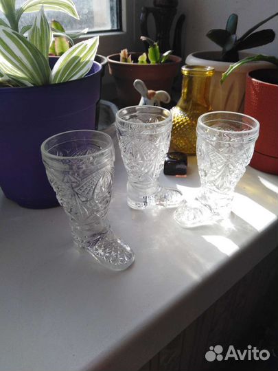 Стаканы высокие, стопочки