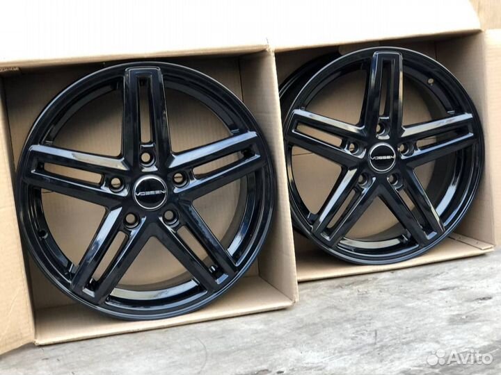 Диски r16 5x110 Vossen CV5 черные