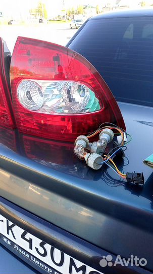 Задние фары от priora 2014