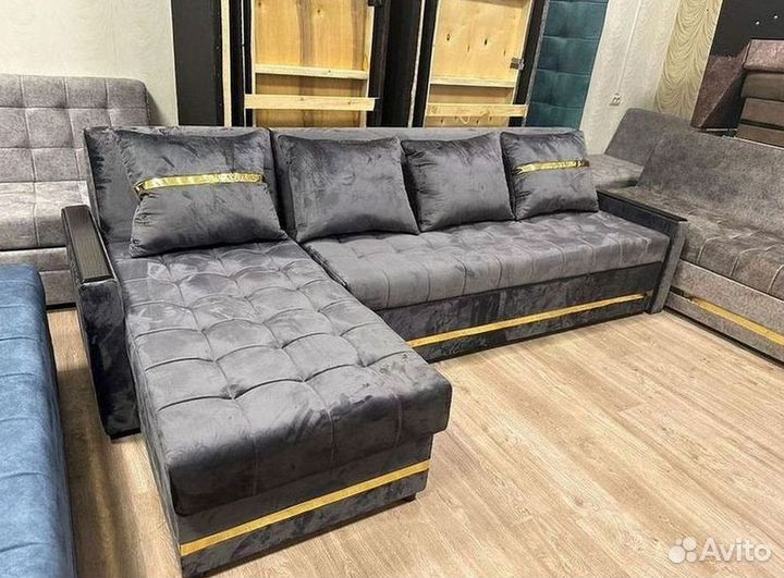 Угловой диван раскладной на заказ