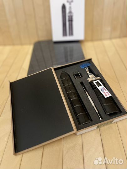 Ремешок бабочка для часов 24 мм кожа