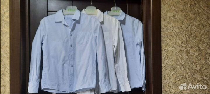 Рубашка школьная для мальчика 140-146