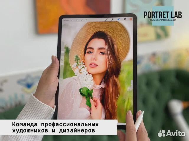 Портрет по фото / картина на холсте в Омске