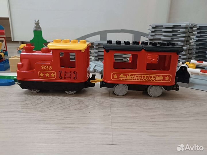 Lego duplo поезд на паровой тяге