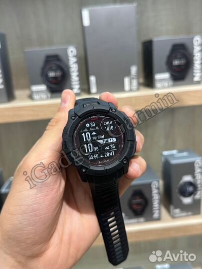 Garmin instinct 2x solar tactical edition, черный