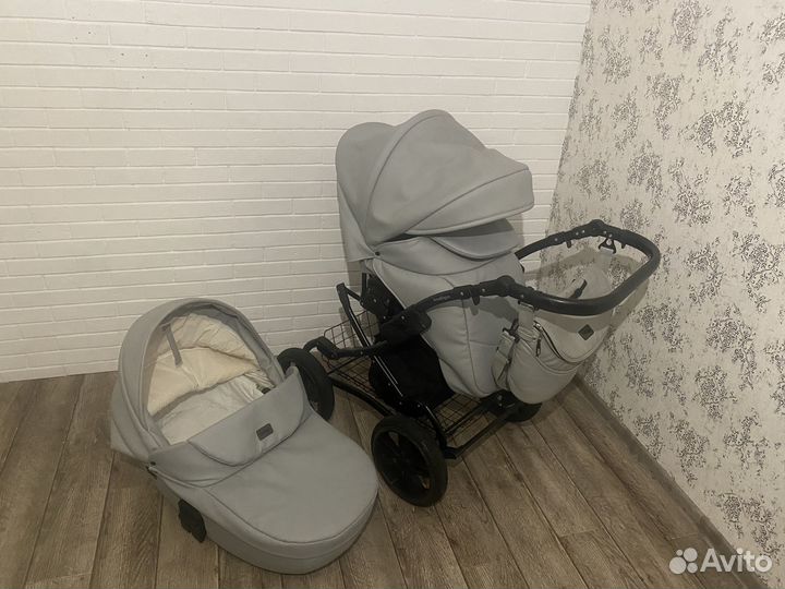 Коляска indigo (экокожа) 2в 1