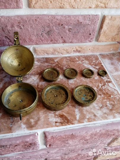 Царский разбивной разновес. Комплект. Клеймо