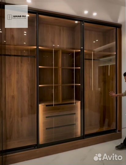 Шкаф с фрезеровкой