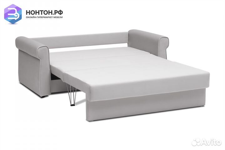 Диван еврокнижка Лира серый