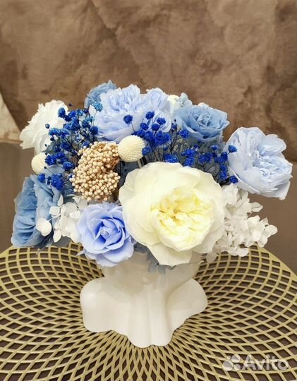 Букет из стабилизированных цветов