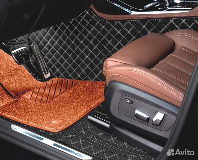 3D Коврики Range Rover Салон Багажник из Экокожи