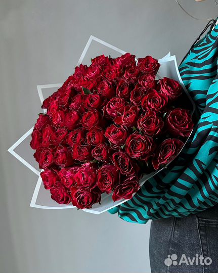 51 красная роза