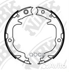 Колодки торм.бараб. FN23001 NiBK