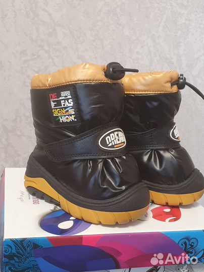 Сапоги детские дутики зимние 21 р