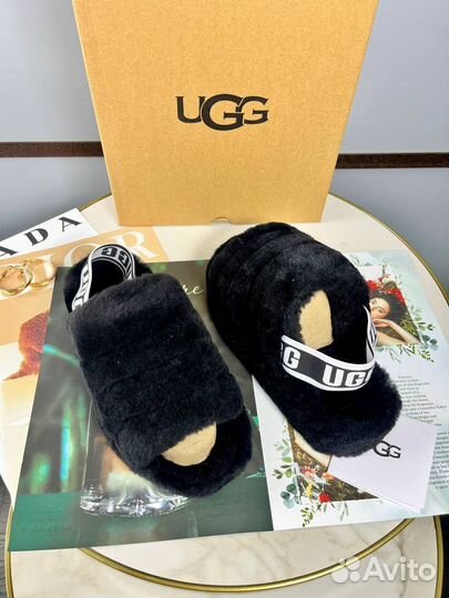 Меховые Тапочки / Шлепки Ugg Размеры 36-40