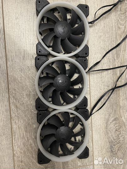 Комплект вентиляторов cougar vortex rgb spb 120