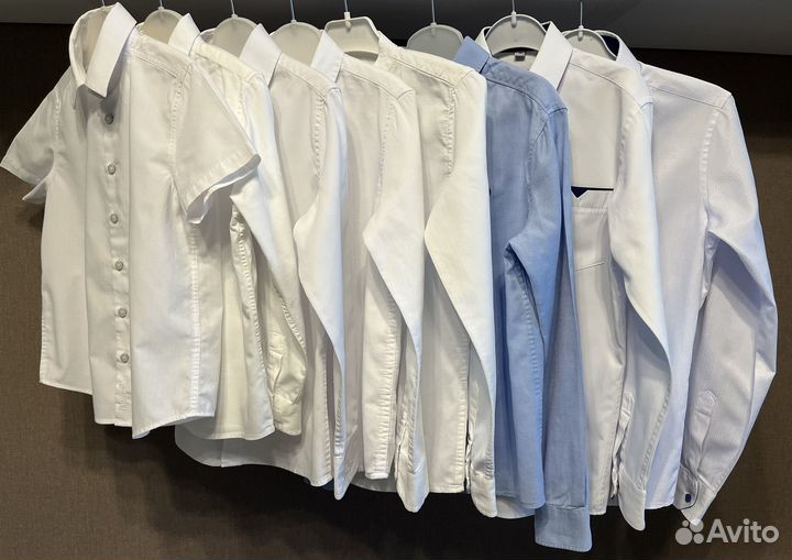 Рубашки для мальчика 110-140 см, б/у