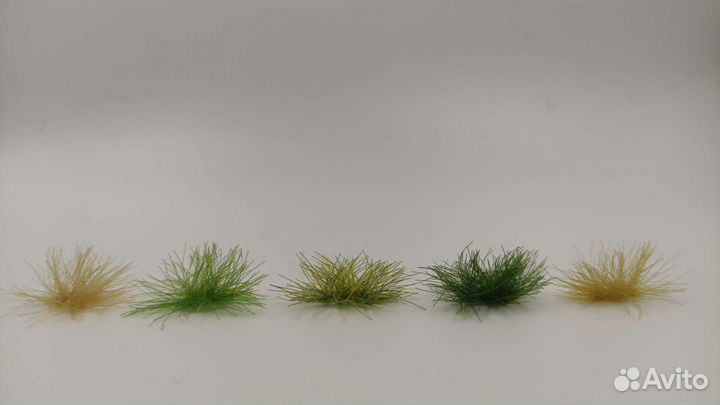 Кочки травы,Макет,Диорама,Ландшафт,Материалы