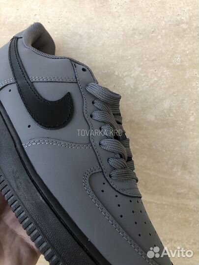 Кроссовки Nike Air Force 1 Dark Grey Red