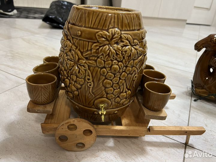 Бочка и верблюд керамические