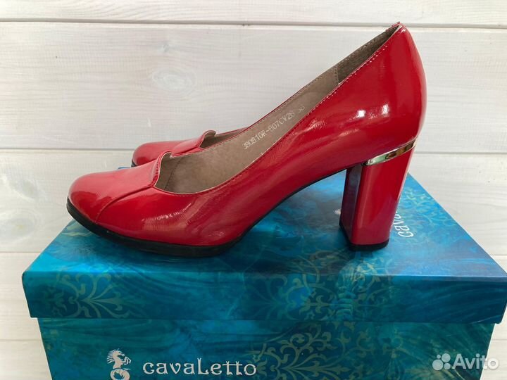 Туфли женские Cavaletto красные 38 размер