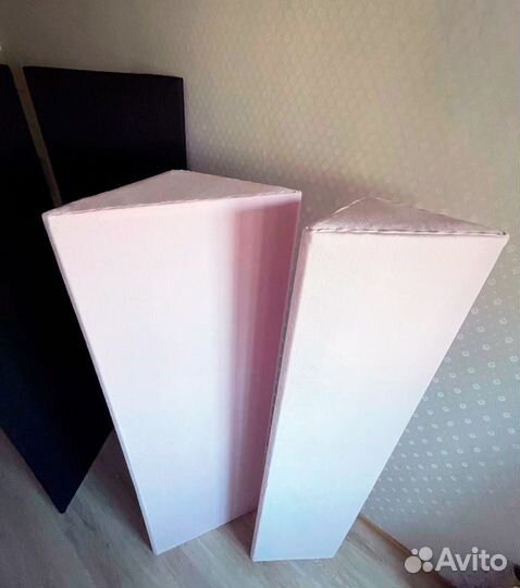 Акустические панели, бас ловушки 60кгм велюр