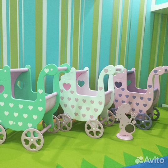 Игрушечная коляска, люлька для кукол