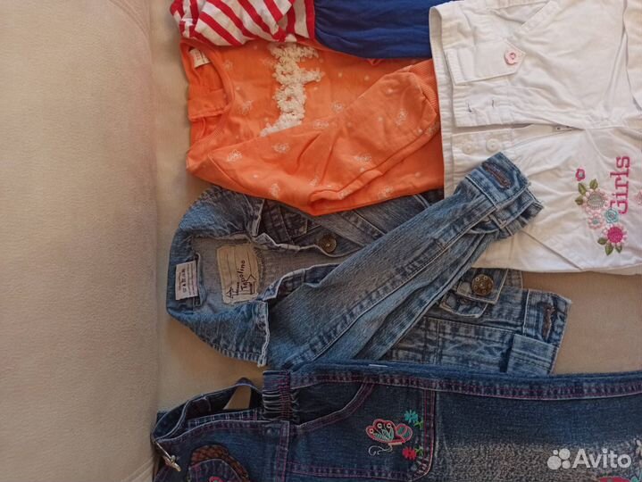 Одежда для девочки 86 92 пакетом