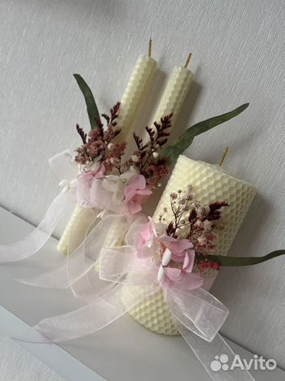 Свадебные свечи, семейный очаг