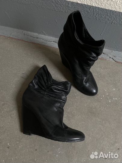 Ботильоны из натуральной кожи