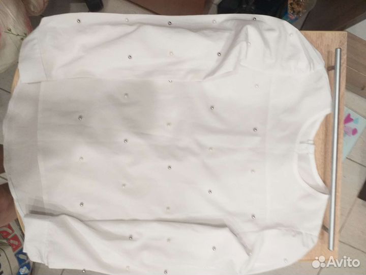 Блузка белая школьная