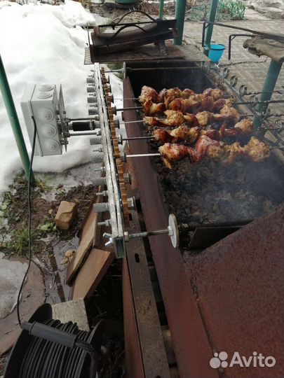 Электропривод для шампуров (Шампура самокруты)