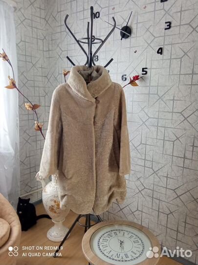 Шуба натуральная цигейка