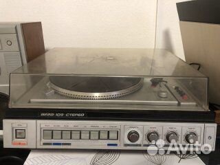 Электрофон Вега 109 стерео с колонками 15 ас-109